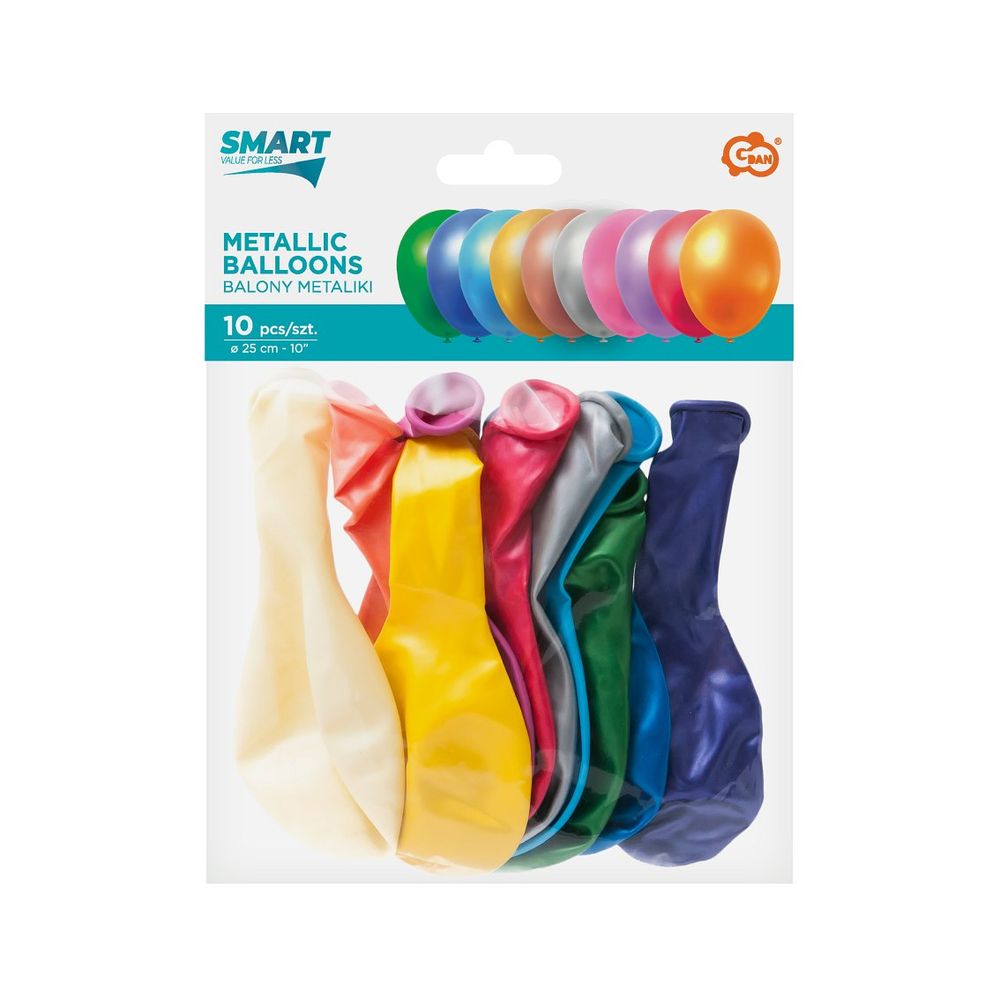 GoDan GZ-MA10 Balon Metallic Mix boja 26cm, 10kom slika 2