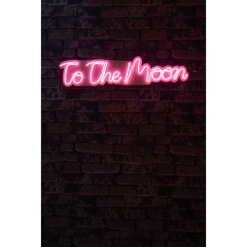 Wallity Ukrasna plastična LED rasvjeta, To the Moon - Pink slika 9