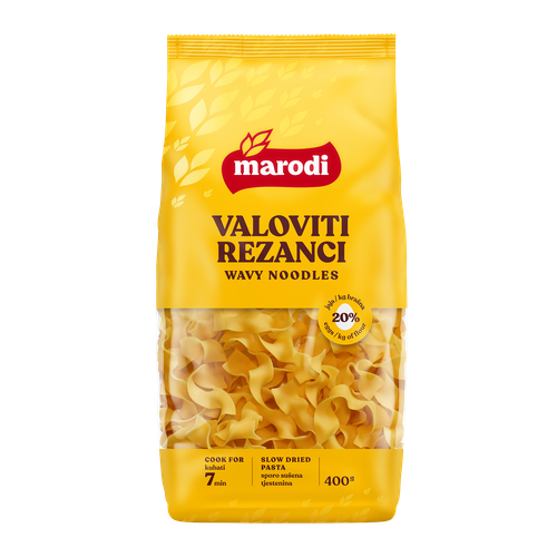 Marodi Valoviti rezanci s jajima 400g slika 2