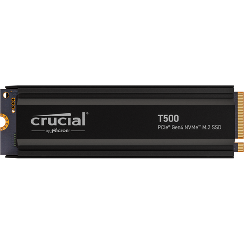 SSD Crucial T500 2TB PCIe Gen4 NVMe M.2, with heatsink, CT2000T500SSD5 slika 1