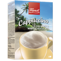 Franck Cappuccino kokos & bijela čokolada kutija 148 g 