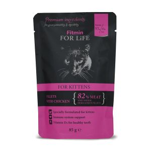 Fitmin For Life Cat Kesica Kitten Piletina, hrana za mačke 85g