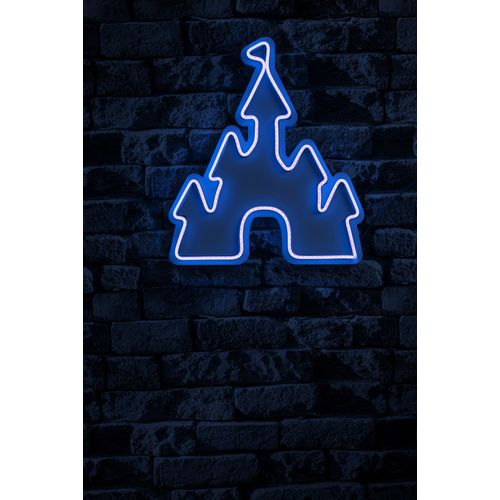 Wallity Ukrasna plastična LED rasvjeta, Castle - Blue slika 10