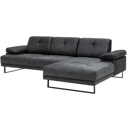 Atelier Del Sofa Kutna garnitura, Antracit, Mustang Large Right - Antracite slika 6