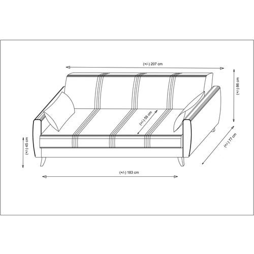 Atelier Del Sofa Trosjed, Zaden - Tile Red slika 8