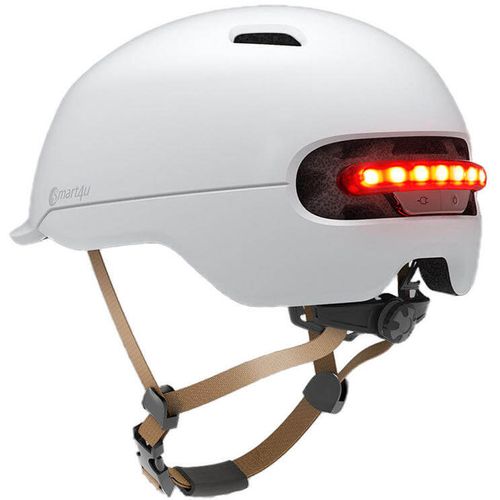 Smart4u kaciga City riding smart flash helmet(L), bijela slika 1
