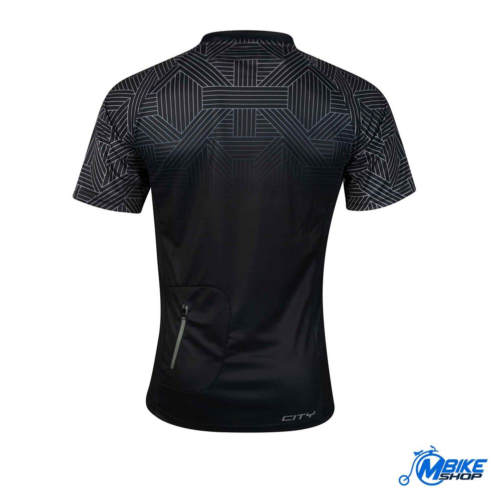 Force Majica kratkih rukava za biciklizam City Black/Grey slika 2