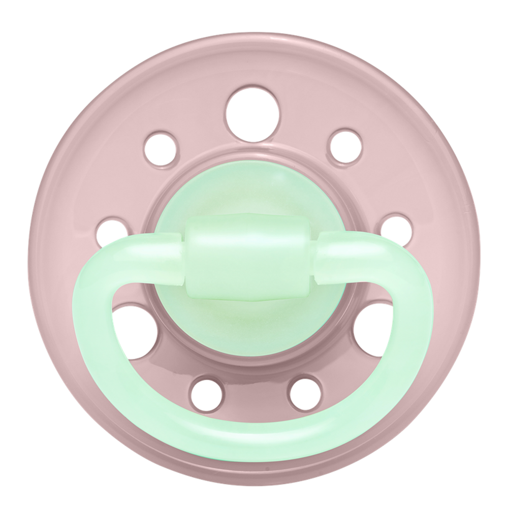 nip® Duda varalica Cherry Night 0-6mj (veličina 1) - Latex, 2kom Pink, Mint slika 2