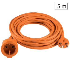 home Produžni strujni kabel 1 utičnica, 5m, H05VV-F 3G 1,5mm² - NV 2-5/OR/1.5