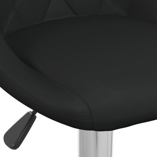 Barski stolci od umjetne kože 2 kom crni slika 8