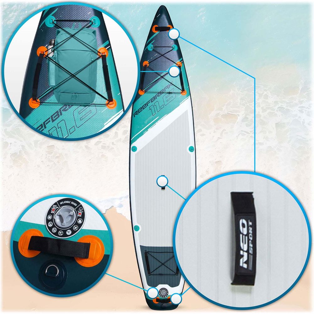Reefbreak SUP daska 350 x 81 x 15 cm neo-sport 170302 slika 6
