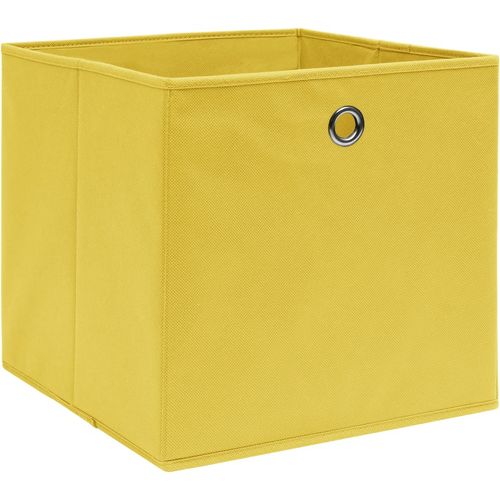 Kutije za pohranu od netkane tkanine 4 kom 28 x 28 x 28 cm žute slika 28