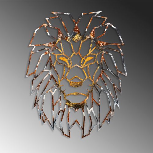 Wallity Metalna zidna dekoracija, Lion - 1 slika 4