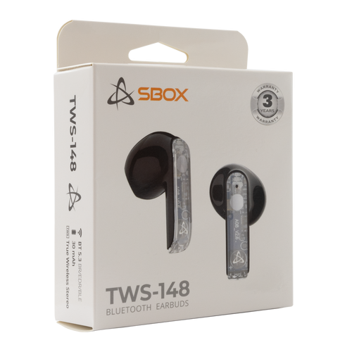 EARBUDS Slušalice + mikrofon SBOX Bluetooth EB-TWS148 Crne slika 6