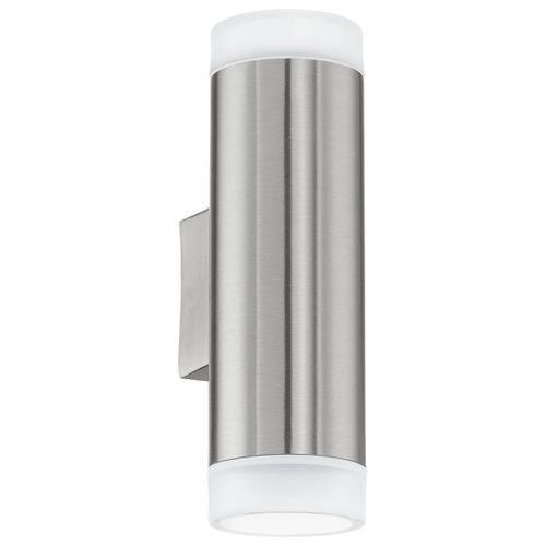 Eglo Riga-led vanjska zidna/2, gu10 led, 2x2,5w, inox  slika 1