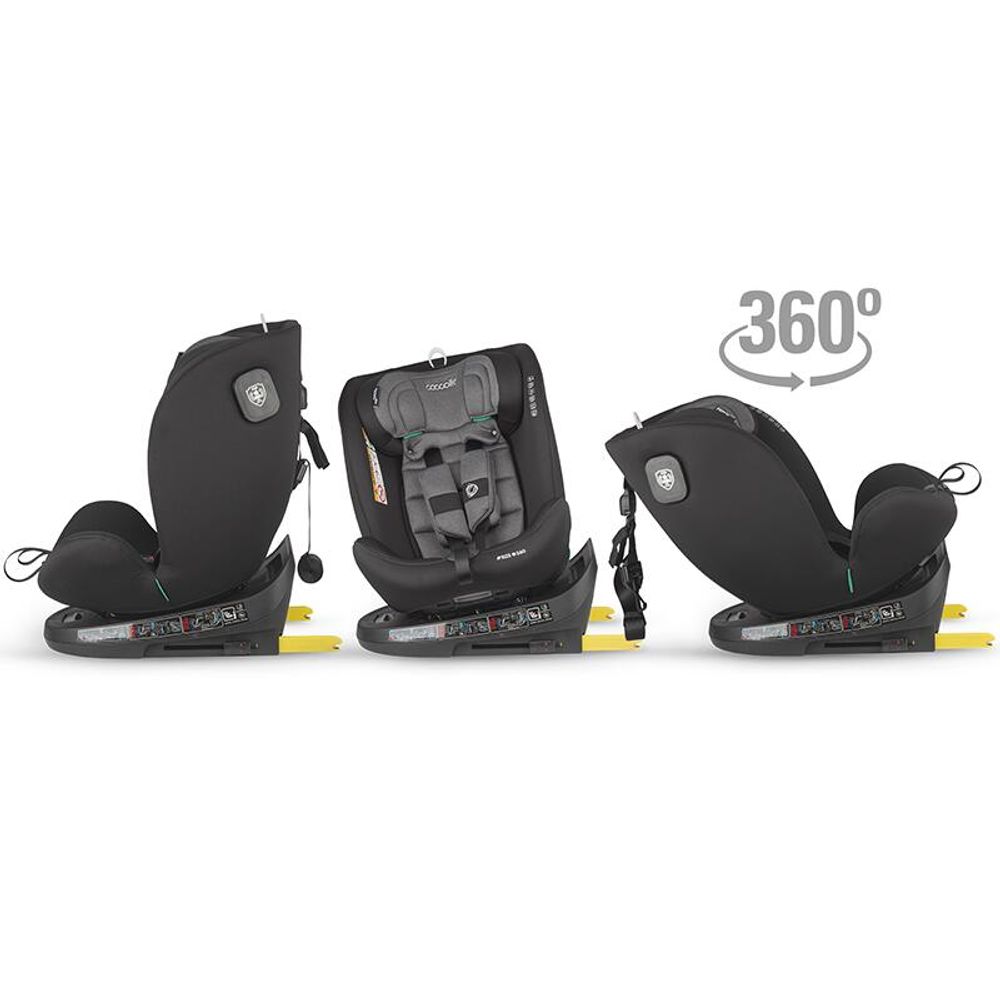 Coccolle® Autosjedalica Nova iSize 360° 40-150cm Isofix, Diamond Black slika 8