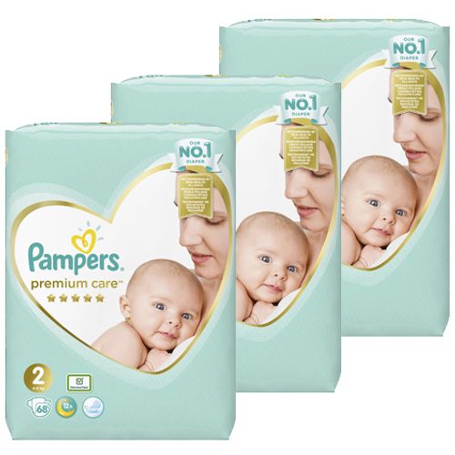 Pampers Premium Care / veličina 2 / 68 kom x3 slika 1