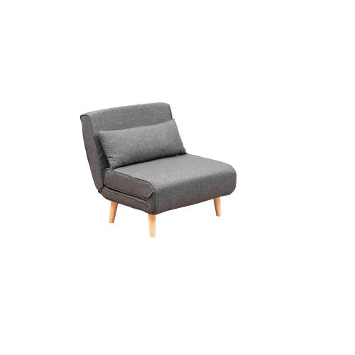 Atelier Del Sofa Fotelja na razvlačenje, Tamno siva, Folde Single - Dark Grey slika 8