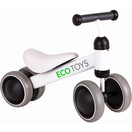 EcoToys dječji mini bicikl guralica bijeli slika 4