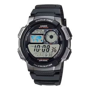 Muški satovi Casio WORLD TIME ILLUMINATOR Crna (Ø 43 mm)