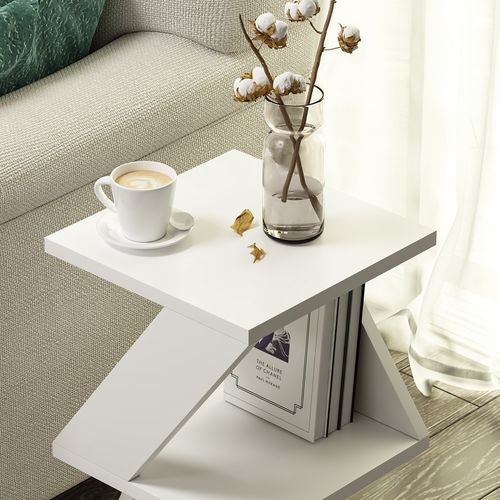 Hanah Home Albeni - White White Side Table slika 5