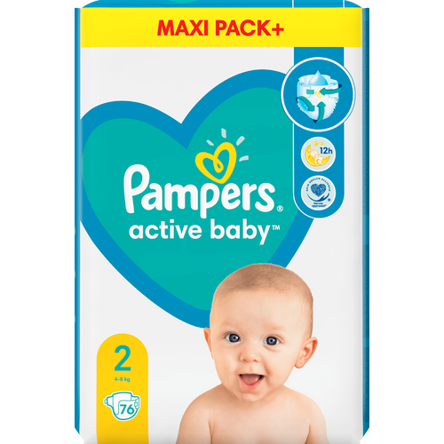 Pampers Active-Baby JPM Maxi-Pack+ slika 2