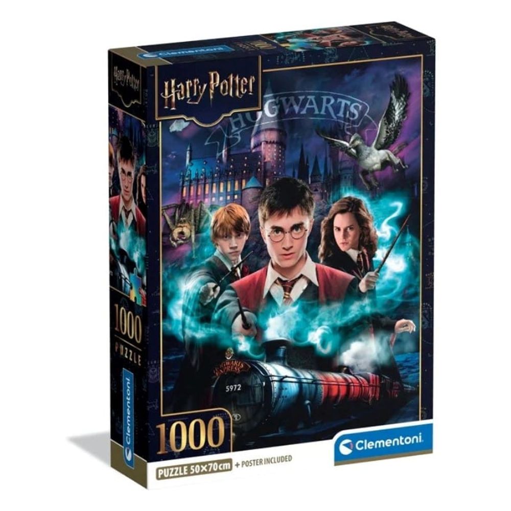 Clementoni CL37047 Puzzle Harry Potter Hogwarts 1000kom slika 1