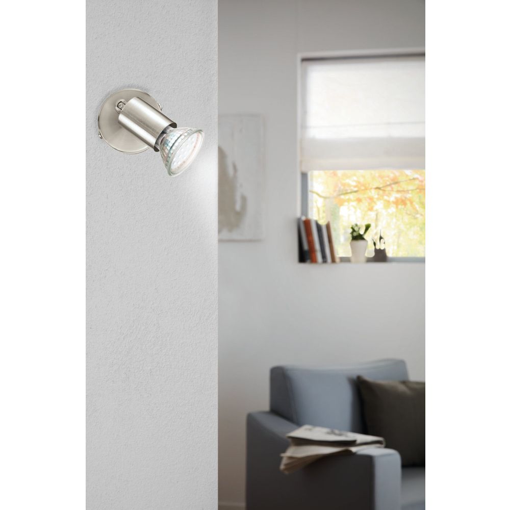 Eglo Buzz-led reflektor/1, led 1x3w, 240lm, nikl-mat,  slika 2