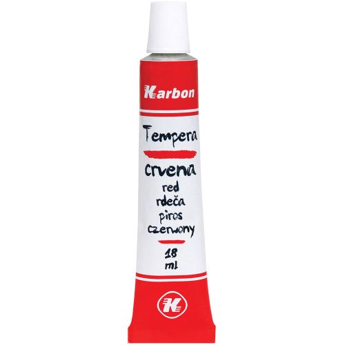 Tempera 18ml KARBON CRVENA alu tuba slika 1