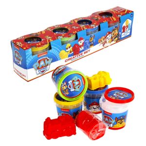 Paw Patrol Masa za modeliranje, 4x112g, 2 kalupa