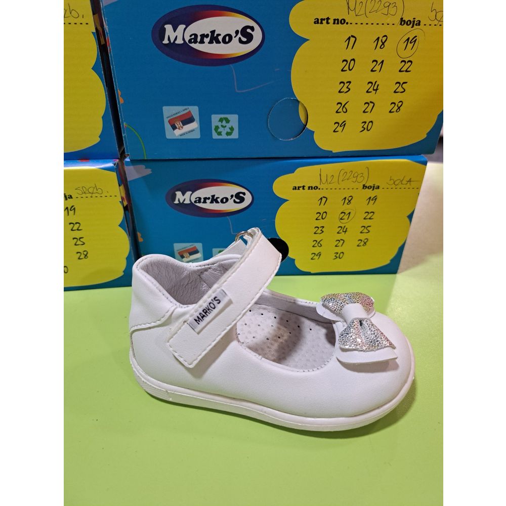 Marko'S Dječije baletanke M2-2293, Bijele slika 5
