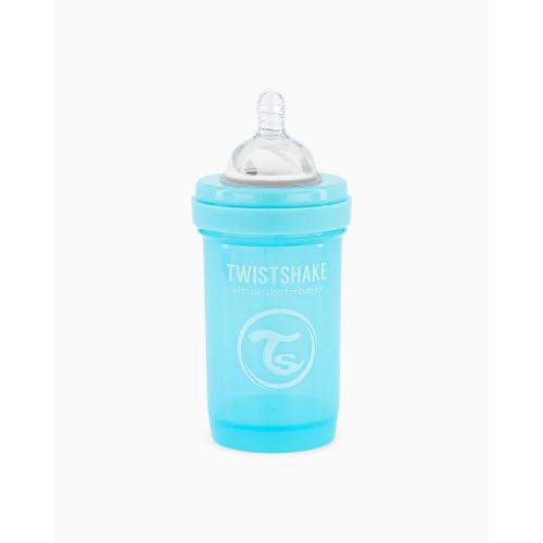 Twistshake bočica Anti-Colic 180ml Pastel blue + GRATIS Anti-Colic 180ml Bijela slika 3