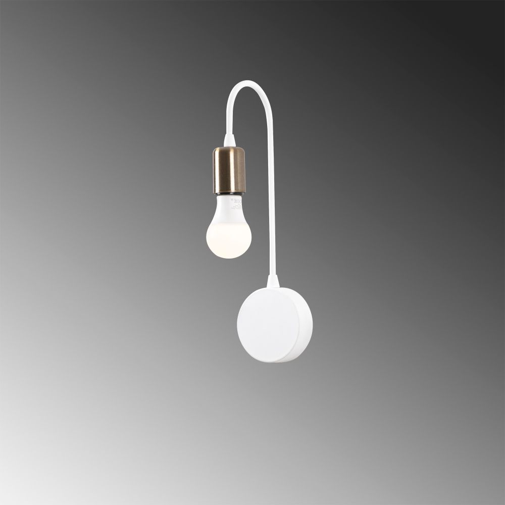 Baston - 3282 Bijela Zidna Lampa slika 5