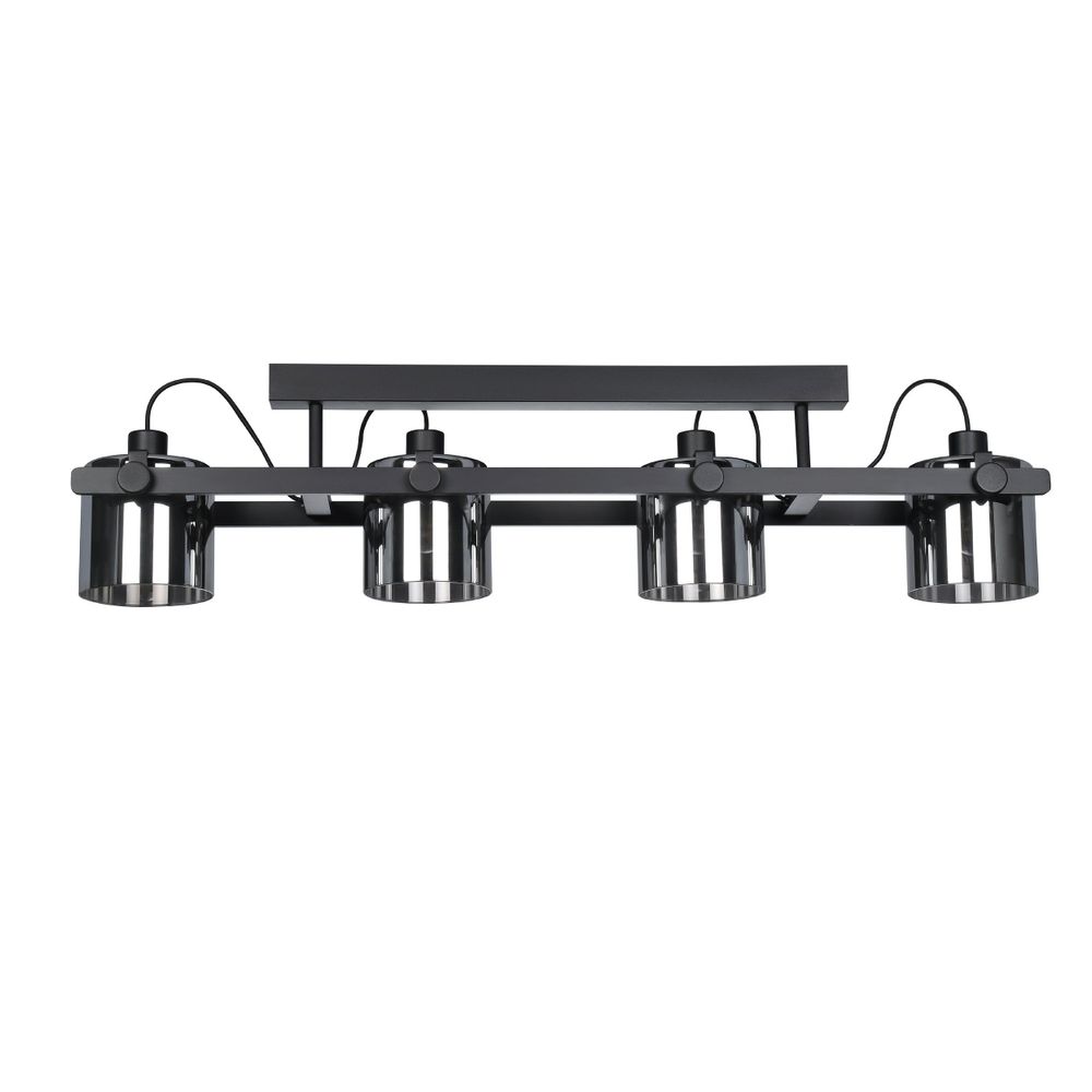 Eglo Stropna Lampa 'Hornwood 2' - Crno/Sivo Staklo, E27 slika 3