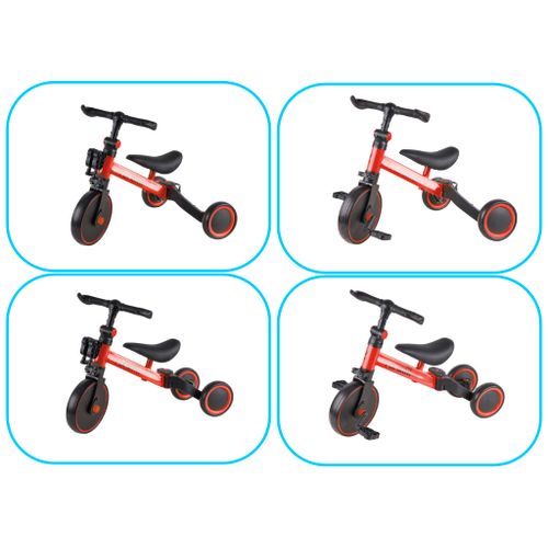 Trike Fix mini 3u1 tricikl s pedalama crveni slika 5