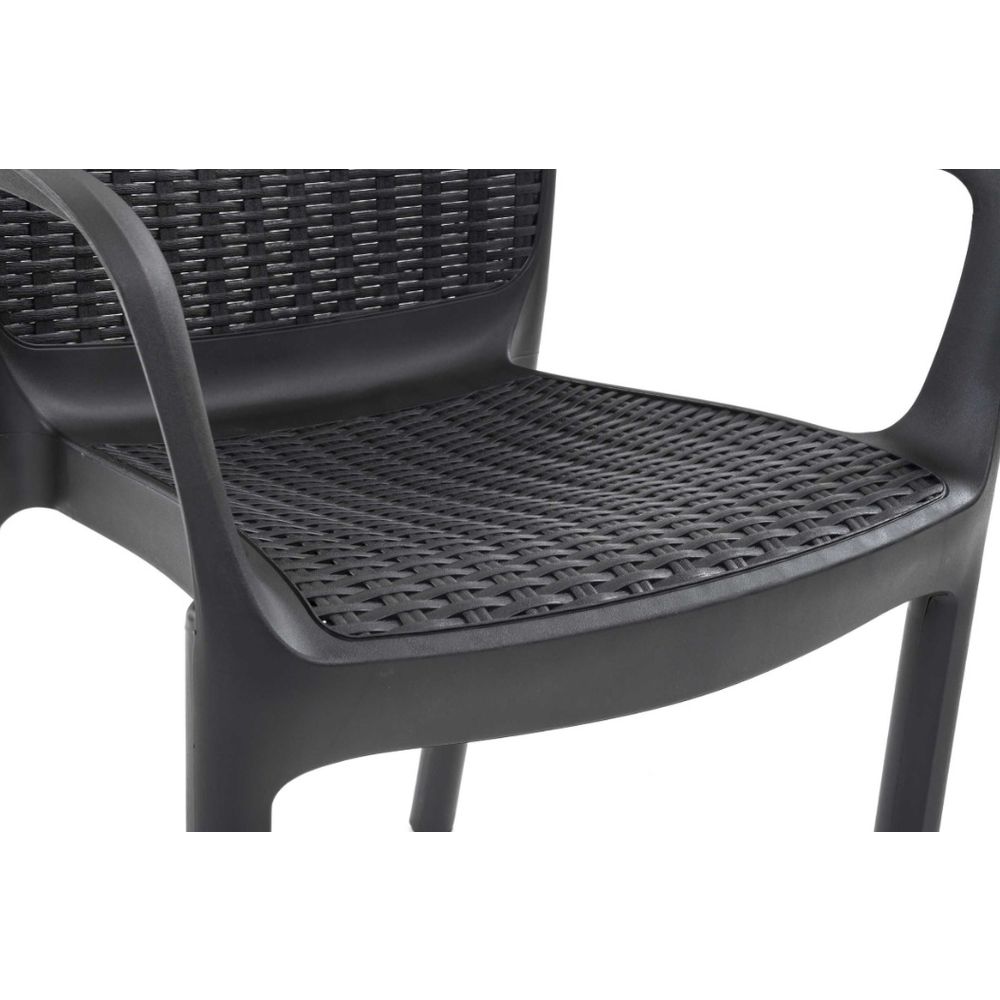 Keter vrtna stolica BALI MONO, siva, 55 x 83 x 58.5 cm slika 4