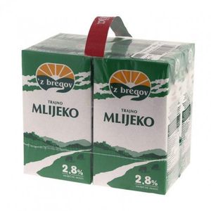 Z bregov trajno mlijeko 2,8% mm 4x1l KRATAK ROK