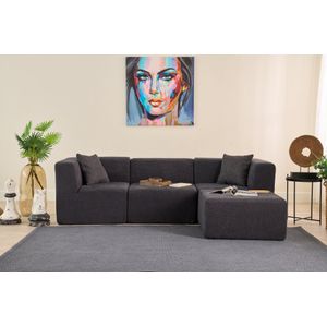 Ugaona Sofa Raks - boja: antracit