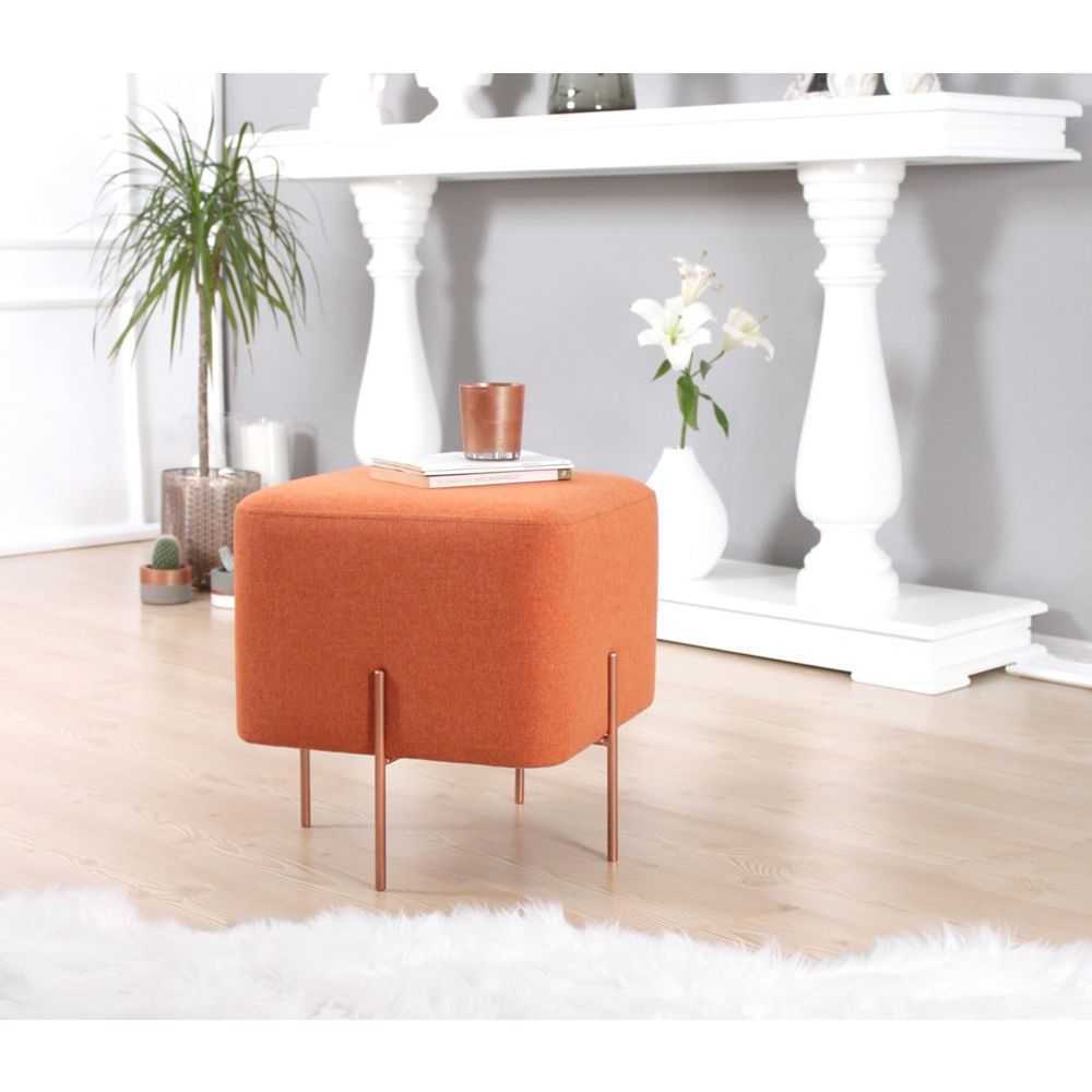 Copper 53 - Narandžasti Pouf slika 3