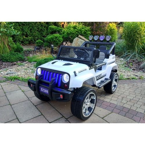 Licencirani S2388 Off Road Jeep bijeli - auto na akumulator slika 2