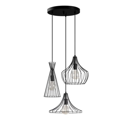 Mezopotamya - N-1300 Black Chandelier slika 4