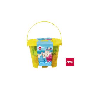 KINETIČKI PESAK u kantici sa 6 modli 500g ŽUTI EY013-YL