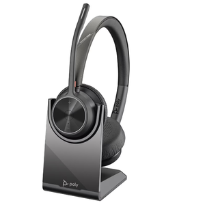 HP Poly 77Z31AA HP Poly Voyager 4320 USB-C Headset +BT700 dongle +Charging Stand, Black