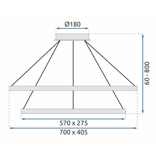 TOOLIGHT LED kristalna svjetiljka App771-3cp slika 9