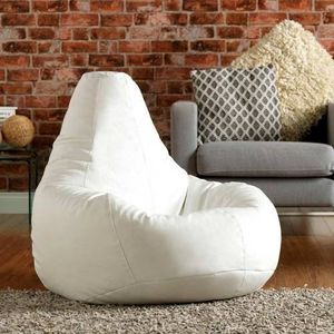 Bijeli Bean Bag 'Deri Armut'