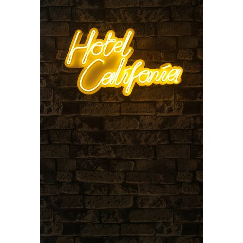 Wallity Ukrasna plastična LED rasvjeta, Hotel California - Yellow slika 2