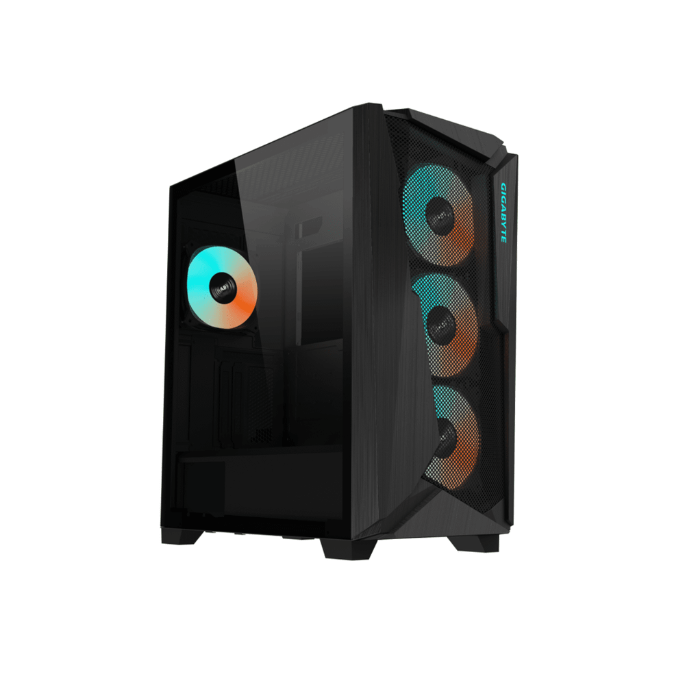 Gigabyte CASE C301G Black3xARGB fans(1xRear; 3xFront )GPU H : 400mm; Dust filter slika 1