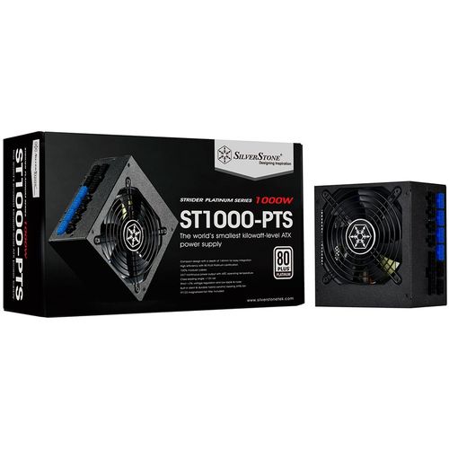 SilverStone Strider Platinum Series, 1000W 80 Plus Platinum ATX PC Power Supply, Low Noise 120mm, 100% modular, FF122 magnetized fan filter slika 3