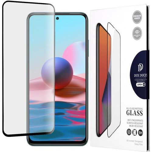 Dux Ducis kaljeno staklo za Xiaomi Redmi Note 10 4G/Note 10S, crna slika 1