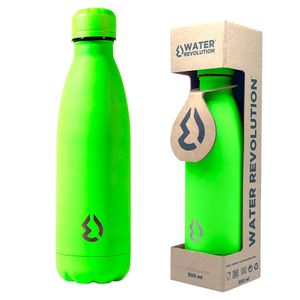 Water Revolution Fluor Green water bottle 500ml